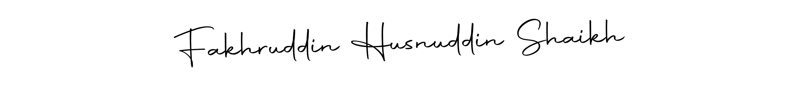 Design your own signature with our free online signature maker. With this signature software, you can create a handwritten (Autography-DOLnW) signature for name Fakhruddin Husnuddin Shaikh. Fakhruddin Husnuddin Shaikh signature style 10 images and pictures png