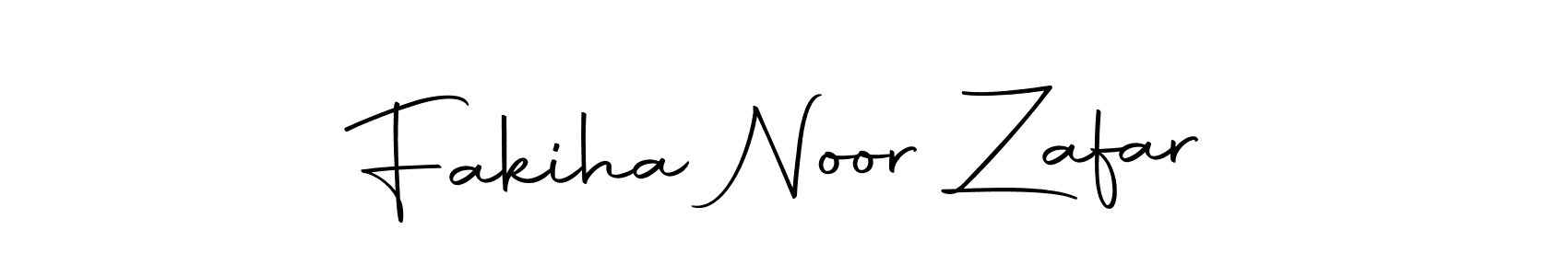 This is the best signature style for the Fakiha Noor Zafar name. Also you like these signature font (Autography-DOLnW). Mix name signature. Fakiha Noor Zafar signature style 10 images and pictures png