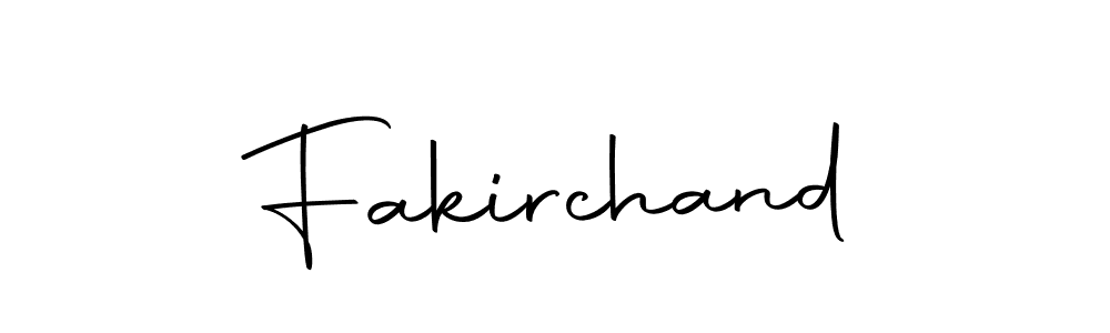 Create a beautiful signature design for name Fakirchand. With this signature (Autography-DOLnW) fonts, you can make a handwritten signature for free. Fakirchand signature style 10 images and pictures png