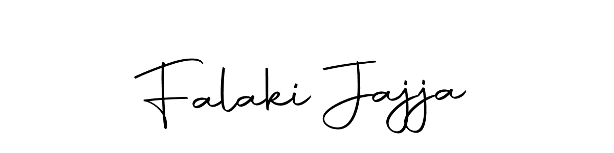 Create a beautiful signature design for name Falaki Jajja. With this signature (Autography-DOLnW) fonts, you can make a handwritten signature for free. Falaki Jajja signature style 10 images and pictures png