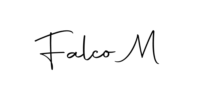 Make a beautiful signature design for name Falco M. With this signature (Autography-DOLnW) style, you can create a handwritten signature for free. Falco M signature style 10 images and pictures png
