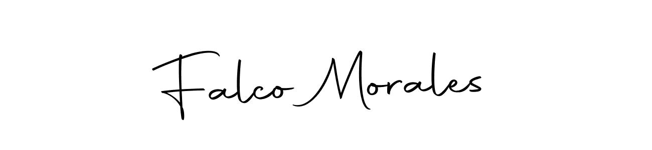 Make a beautiful signature design for name Falco Morales. With this signature (Autography-DOLnW) style, you can create a handwritten signature for free. Falco Morales signature style 10 images and pictures png