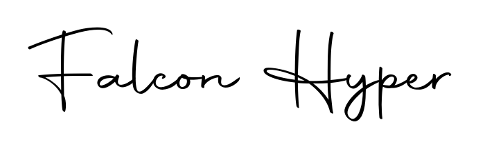 An effortless, minimalist signature concept for Falcon Hyper using Autography-DOLnW design. Clean lines that look great on any document. Falcon Hyper signature style 10 images and pictures png