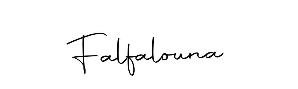 Falfalouna stylish signature style. Best Handwritten Sign (Autography-DOLnW) for my name. Handwritten Signature Collection Ideas for my name Falfalouna. Falfalouna signature style 10 images and pictures png