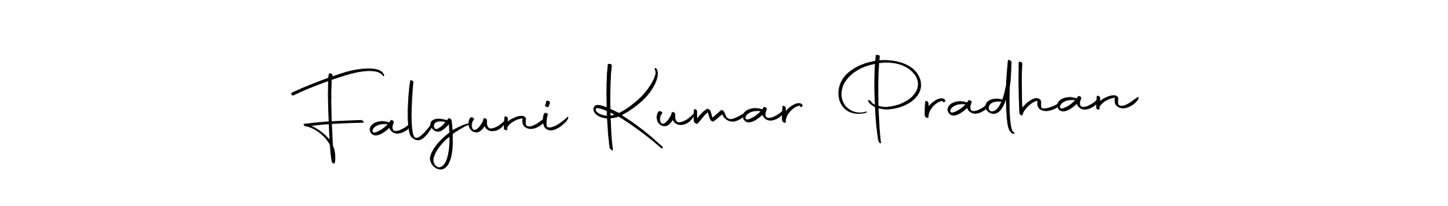 How to make Falguni Kumar Pradhan name signature. Use Autography-DOLnW style for creating short signs online. This is the latest handwritten sign. Falguni Kumar Pradhan signature style 10 images and pictures png