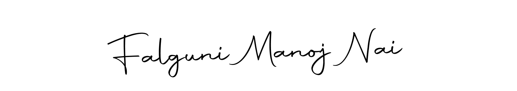 How to make Falguni Manoj Nai name signature. Use Autography-DOLnW style for creating short signs online. This is the latest handwritten sign. Falguni Manoj Nai signature style 10 images and pictures png