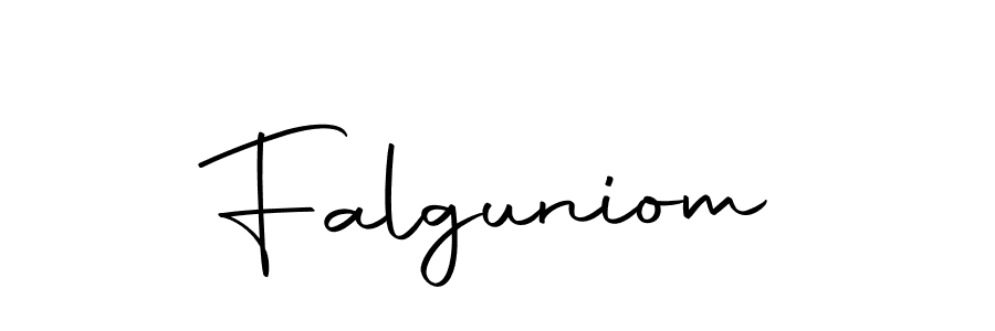 The best way (Autography-DOLnW) to make a short signature is to pick only two or three words in your name. The name Falguniom include a total of six letters. For converting this name. Falguniom signature style 10 images and pictures png