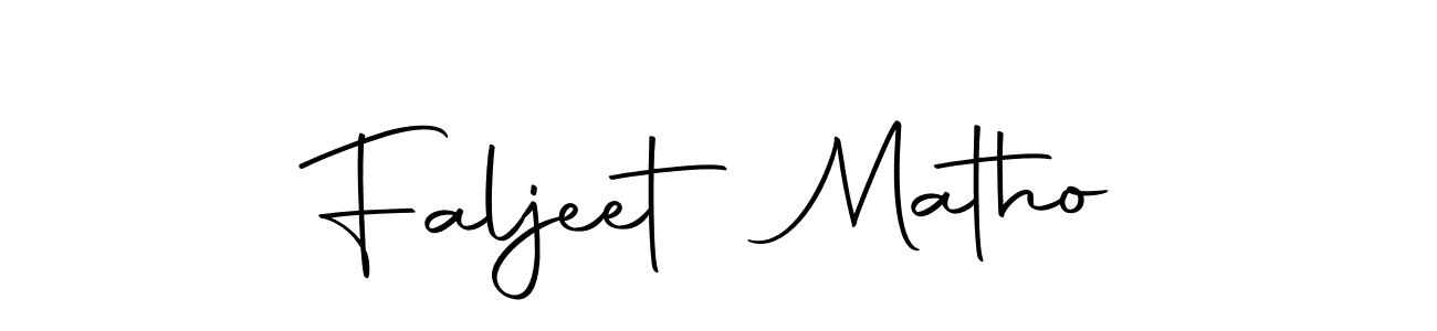 You can use this online signature creator to create a handwritten signature for the name Faljeet Matho. This is the best online autograph maker. Faljeet Matho signature style 10 images and pictures png