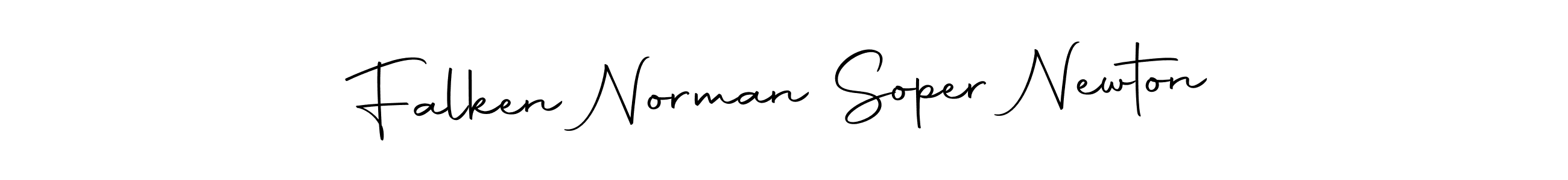if you are searching for the best signature style for your name Falken Norman Soper Newton. so please give up your signature search. here we have designed multiple signature styles  using Autography-DOLnW. Falken Norman Soper Newton signature style 10 images and pictures png