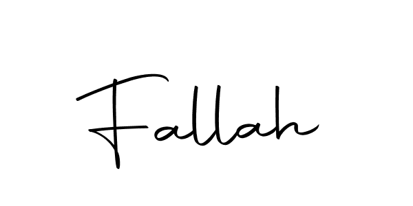 You should practise on your own different ways (Autography-DOLnW) to write your name (Fallah) in signature. don't let someone else do it for you. Fallah signature style 10 images and pictures png