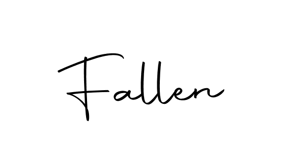 Design your own signature with our free online signature maker. With this signature software, you can create a handwritten (Autography-DOLnW) signature for name Fallen. Fallen signature style 10 images and pictures png