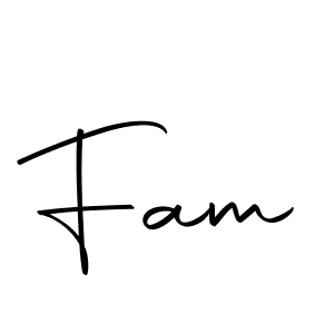 Fam stylish signature style. Best Handwritten Sign (Autography-DOLnW) for my name. Handwritten Signature Collection Ideas for my name Fam. Fam signature style 10 images and pictures png