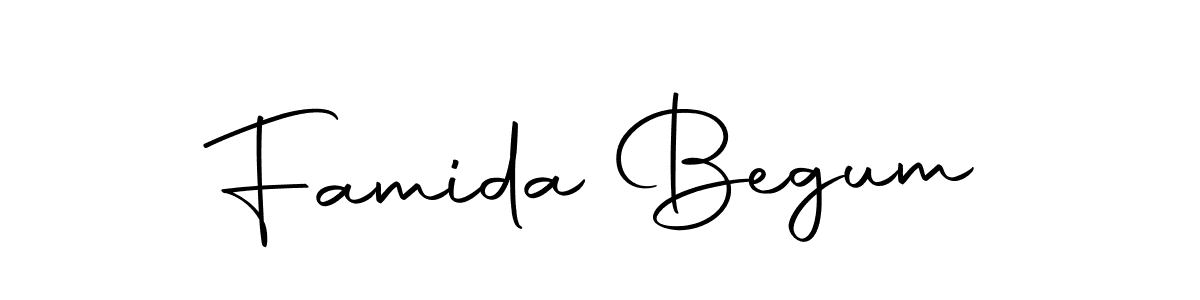 The best way (Autography-DOLnW) to make a short signature is to pick only two or three words in your name. The name Famida Begum include a total of six letters. For converting this name. Famida Begum signature style 10 images and pictures png