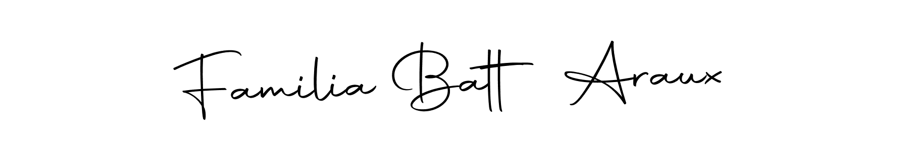 The best way (Autography-DOLnW) to make a short signature is to pick only two or three words in your name. The name Familia Batt Araux include a total of six letters. For converting this name. Familia Batt Araux signature style 10 images and pictures png