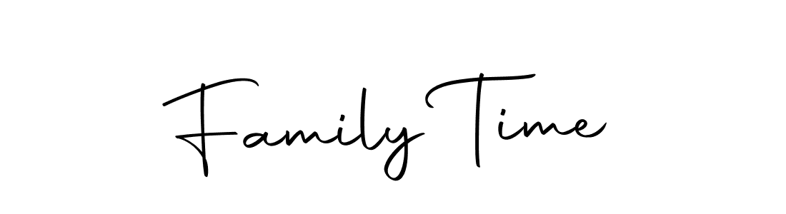 How to make Family Time name signature. Use Autography-DOLnW style for creating short signs online. This is the latest handwritten sign. Family Time signature style 10 images and pictures png