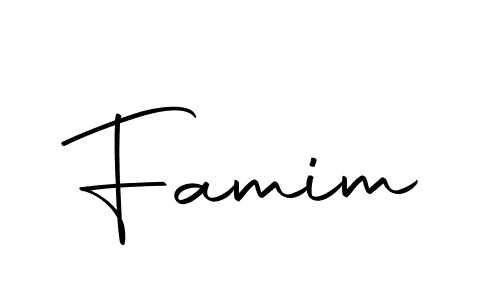 How to make Famim name signature. Use Autography-DOLnW style for creating short signs online. This is the latest handwritten sign. Famim signature style 10 images and pictures png