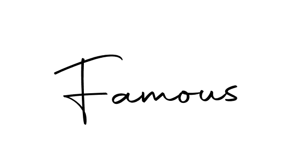 How to make Famous signature? Autography-DOLnW is a professional autograph style. Create handwritten signature for Famous name. Famous signature style 10 images and pictures png