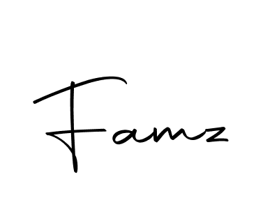 How to make Famz signature? Autography-DOLnW is a professional autograph style. Create handwritten signature for Famz name. Famz signature style 10 images and pictures png
