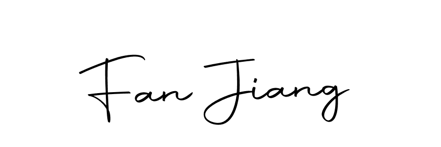 Use a signature maker to create a handwritten signature online. With this signature software, you can design (Autography-DOLnW) your own signature for name Fan Jiang. Fan Jiang signature style 10 images and pictures png