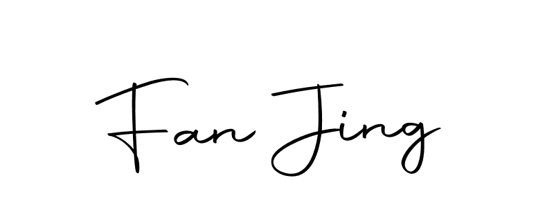 Fan Jing stylish signature style. Best Handwritten Sign (Autography-DOLnW) for my name. Handwritten Signature Collection Ideas for my name Fan Jing. Fan Jing signature style 10 images and pictures png