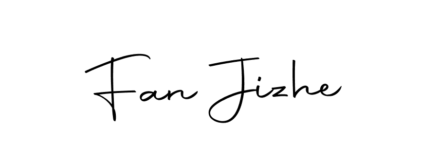 Create a beautiful signature design for name Fan Jizhe. With this signature (Autography-DOLnW) fonts, you can make a handwritten signature for free. Fan Jizhe signature style 10 images and pictures png