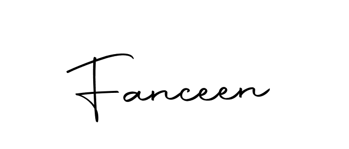 Also we have Fanceen name is the best signature style. Create professional handwritten signature collection using Autography-DOLnW autograph style. Fanceen signature style 10 images and pictures png