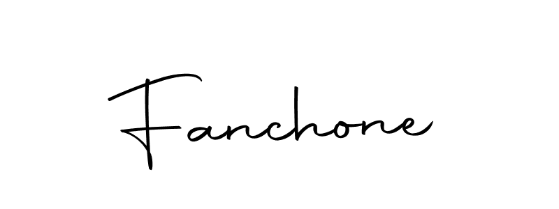 Create a beautiful signature design for name Fanchone. With this signature (Autography-DOLnW) fonts, you can make a handwritten signature for free. Fanchone signature style 10 images and pictures png