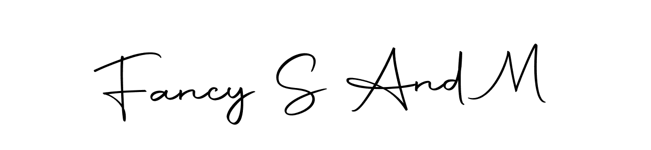 The best way (Autography-DOLnW) to make a short signature is to pick only two or three words in your name. The name Fancy S And M include a total of six letters. For converting this name. Fancy S And M signature style 10 images and pictures png