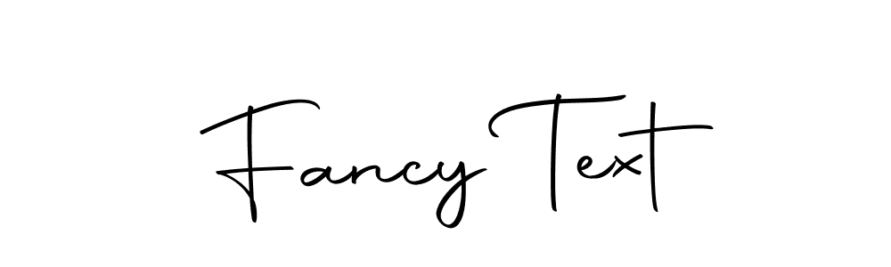 Design your own signature with our free online signature maker. With this signature software, you can create a handwritten (Autography-DOLnW) signature for name Fancy Text. Fancy Text signature style 10 images and pictures png