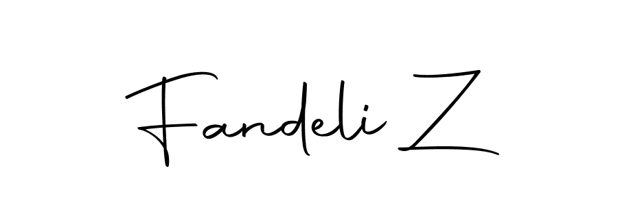 Here are the top 10 professional signature styles for the name Fandeli Z. These are the best autograph styles you can use for your name. Fandeli Z signature style 10 images and pictures png
