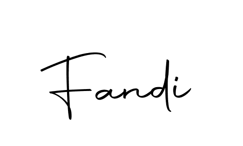 You should practise on your own different ways (Autography-DOLnW) to write your name (Fandi) in signature. don't let someone else do it for you. Fandi signature style 10 images and pictures png