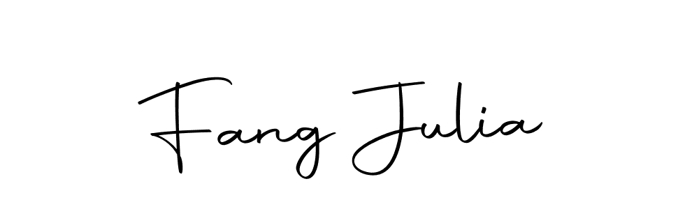 Fang Julia stylish signature style. Best Handwritten Sign (Autography-DOLnW) for my name. Handwritten Signature Collection Ideas for my name Fang Julia. Fang Julia signature style 10 images and pictures png