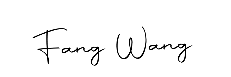 Use a signature maker to create a handwritten signature online. With this signature software, you can design (Autography-DOLnW) your own signature for name Fang Wang. Fang Wang signature style 10 images and pictures png