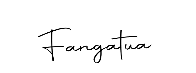 Design your own signature with our free online signature maker. With this signature software, you can create a handwritten (Autography-DOLnW) signature for name Fangatua. Fangatua signature style 10 images and pictures png