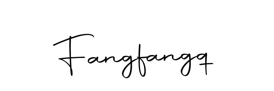 Autography-DOLnW is a professional signature style that is perfect for those who want to add a touch of class to their signature. It is also a great choice for those who want to make their signature more unique. Get Fangfangq name to fancy signature for free. Fangfangq signature style 10 images and pictures png