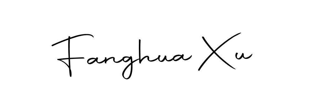 Fanghua Xu stylish signature style. Best Handwritten Sign (Autography-DOLnW) for my name. Handwritten Signature Collection Ideas for my name Fanghua Xu. Fanghua Xu signature style 10 images and pictures png