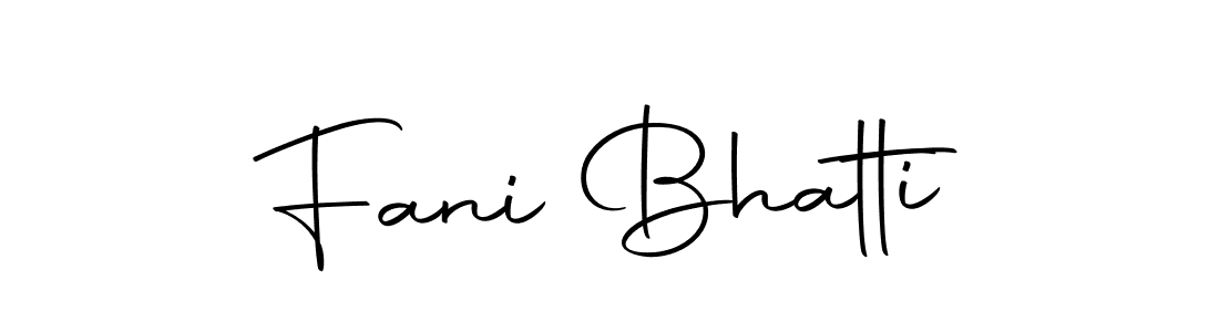 It looks lik you need a new signature style for name Fani Bhatti. Design unique handwritten (Autography-DOLnW) signature with our free signature maker in just a few clicks. Fani Bhatti signature style 10 images and pictures png