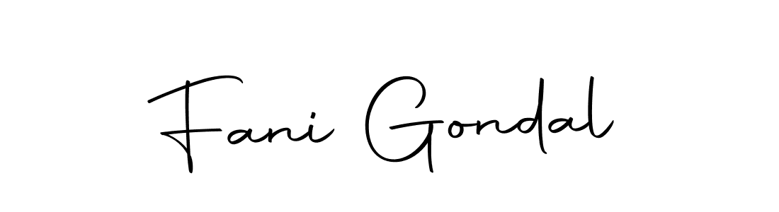 Similarly Autography-DOLnW is the best handwritten signature design. Signature creator online .You can use it as an online autograph creator for name Fani Gondal. Fani Gondal signature style 10 images and pictures png