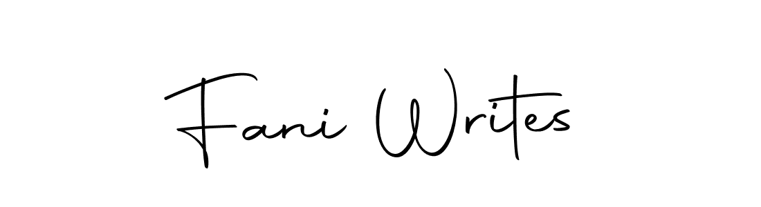 How to make Fani Writes signature? Autography-DOLnW is a professional autograph style. Create handwritten signature for Fani Writes name. Fani Writes signature style 10 images and pictures png