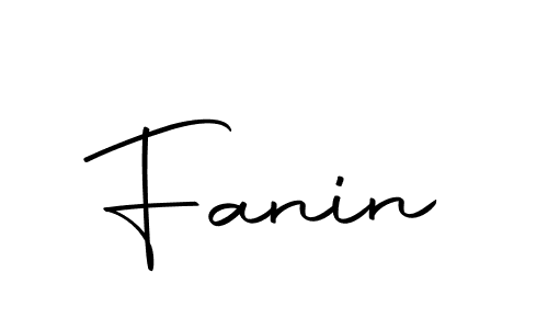 Design your own signature with our free online signature maker. With this signature software, you can create a handwritten (Autography-DOLnW) signature for name Fanin. Fanin signature style 10 images and pictures png