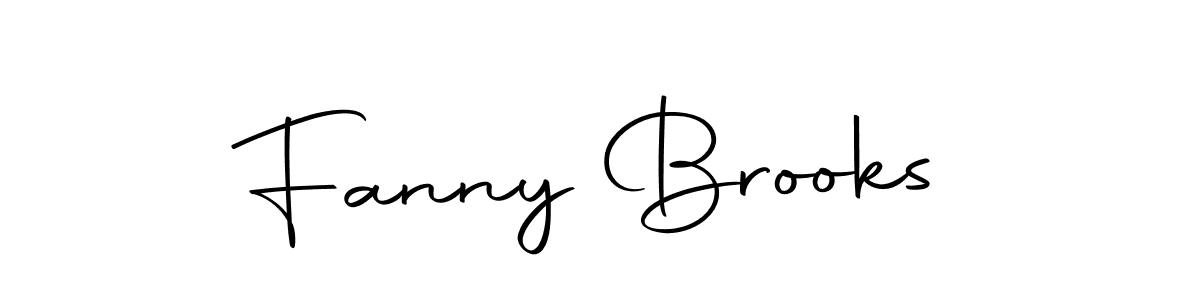 Use a signature maker to create a handwritten signature online. With this signature software, you can design (Autography-DOLnW) your own signature for name Fanny Brooks. Fanny Brooks signature style 10 images and pictures png