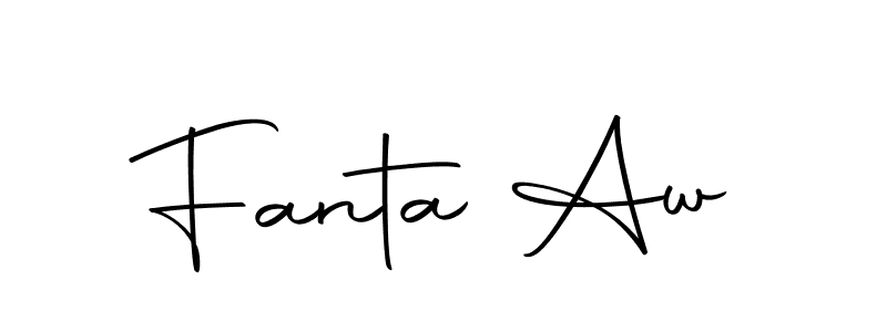 if you are searching for the best signature style for your name Fanta Aw. so please give up your signature search. here we have designed multiple signature styles  using Autography-DOLnW. Fanta Aw signature style 10 images and pictures png