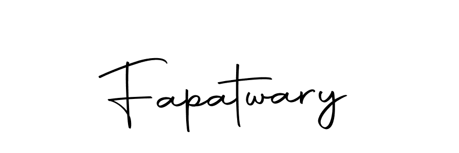 How to make Fapatwary name signature. Use Autography-DOLnW style for creating short signs online. This is the latest handwritten sign. Fapatwary signature style 10 images and pictures png