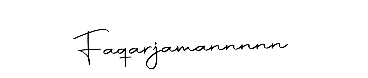 Create a beautiful signature design for name Faqarjamannnnn. With this signature (Autography-DOLnW) fonts, you can make a handwritten signature for free. Faqarjamannnnn signature style 10 images and pictures png