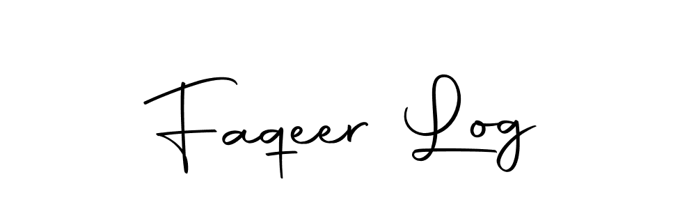 Also we have Faqeer Log name is the best signature style. Create professional handwritten signature collection using Autography-DOLnW autograph style. Faqeer Log signature style 10 images and pictures png