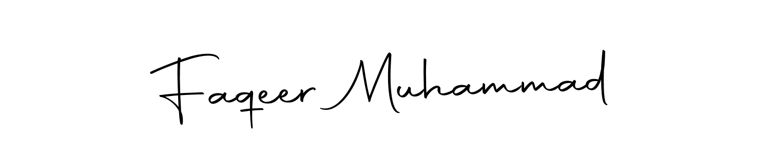 Make a beautiful signature design for name Faqeer Muhammad. Use this online signature maker to create a handwritten signature for free. Faqeer Muhammad signature style 10 images and pictures png