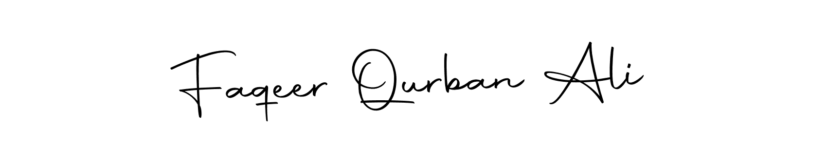 Design your own signature with our free online signature maker. With this signature software, you can create a handwritten (Autography-DOLnW) signature for name Faqeer Qurban Ali. Faqeer Qurban Ali signature style 10 images and pictures png