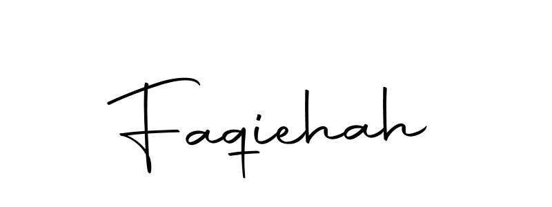 Create a beautiful signature design for name Faqiehah. With this signature (Autography-DOLnW) fonts, you can make a handwritten signature for free. Faqiehah signature style 10 images and pictures png