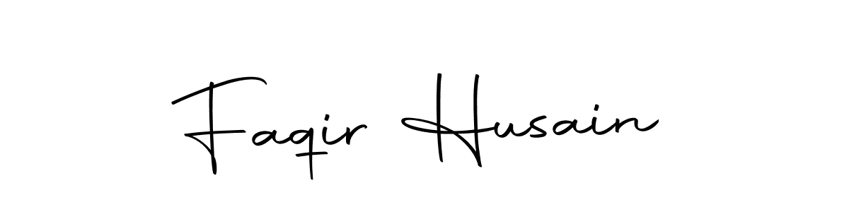 Create a beautiful signature design for name Faqir Husain. With this signature (Autography-DOLnW) fonts, you can make a handwritten signature for free. Faqir Husain signature style 10 images and pictures png