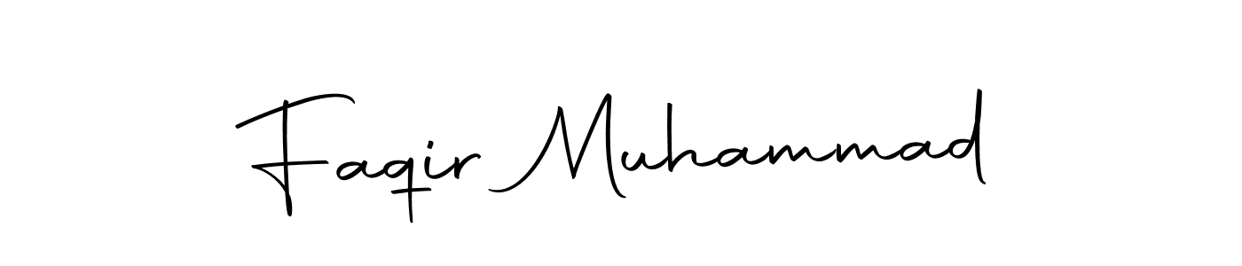 Design your own signature with our free online signature maker. With this signature software, you can create a handwritten (Autography-DOLnW) signature for name Faqir Muhammad. Faqir Muhammad signature style 10 images and pictures png